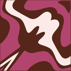 A visually striking abstract background design featuring flowing organic shapes and a harmonious color palette of deep berry hues and creamy off-white.