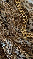 Leopard fur texture