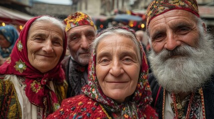North Macedonia people portrait have a rich Balkan history they are talking together