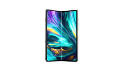 Mobile phone on white background