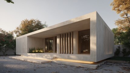 Modern and Minimalist House Design with Clean Lines and Natural Light