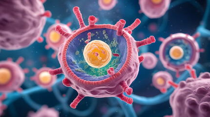 3d rendered illustration of bacteria