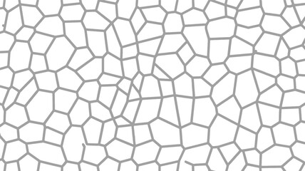 Abstract geometric pattern of irregular polygons forming a tessellation in a minimalist silhouette style on a white background