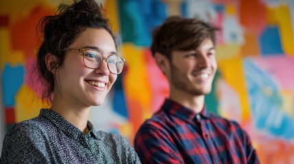 upper. Two coworkers collaborating in modern office, teamwork and innovation. pitch deck slides, case study pages, designed for corporate presentation decks and stakeholder reports.