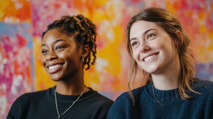 upper. Two coworkers collaborating in modern office, teamwork and innovation. pitch deck slides, case study pages, designed for corporate presentation decks and stakeholder reports.