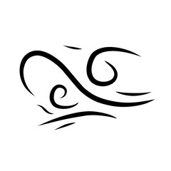 abstract wind blowing