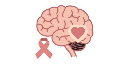 World Mental Health Day 2025 Flat Minimal Poster