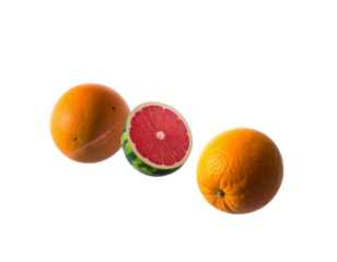  Abstract Cosmic Fruit Planets