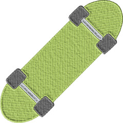 Colorful Embroidered Skateboard Patch