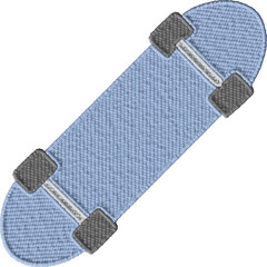 Colorful Embroidered Skateboard Patch
