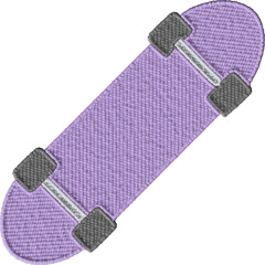 Colorful Embroidered Skateboard Patch
