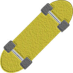 Colorful Embroidered Skateboard Patch