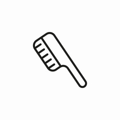 soft bristle brush icon sign vector