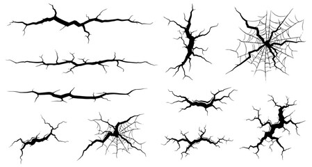 Cracked surface textures for design projects create visual impact and dramatic effects