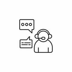 support service icon icon sign vector