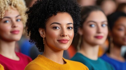 A diverse group of attendees engaged in an animated discussion or presentation during a seminar conference or corporate event  The image depicts a vibrant