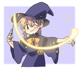 魔法を使う魔女