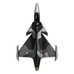 Jas39 Gripen fighter aircraft drawing