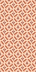 Autum Winter Pattern Background Illustration For Cover, Banner, Notes. Fall Winter Aesthetic Background.  Plant And Flower Pattern Background.