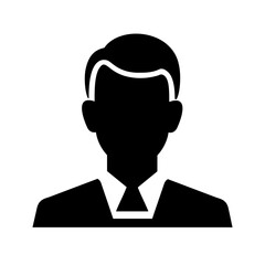 Business Person Silhouette Vector Illustration