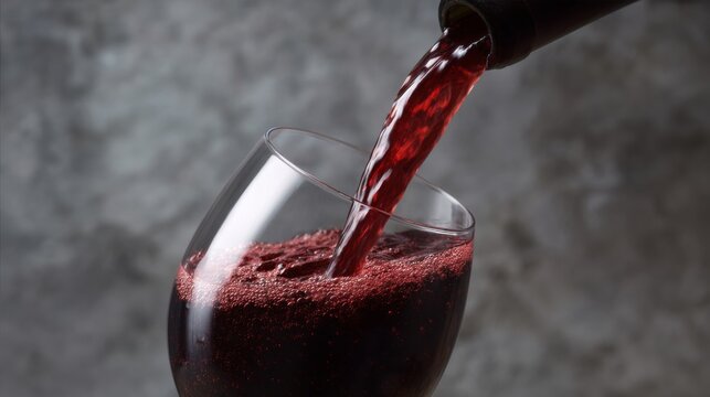 Pouring crimson elixir whispers of autumnal bacchanal, invoking oenophile rituals and Vesak Day's twilight reflections with every decadent swirl