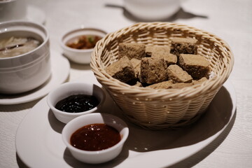 Stinky Tofu stock photo