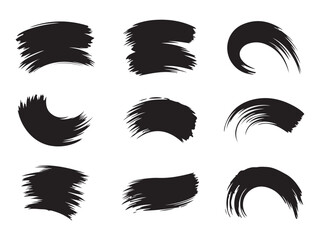 A Set of Dynamic Scribble Brush Stroke Vector Collection – Vol.4