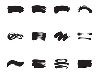 A Set of Acrylic & Oil Paint Brush Stroke Textures – Vol.2