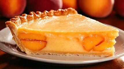 A Delicious Slice of Peach Pie