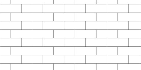 Pavement concrete road seamless mosaic stone concrete wall surface tiles. subway vector block rock white brick wall texture background.	