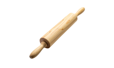 Vintage wooden rolling pin a classic kitchen tool for baking and cooking dough