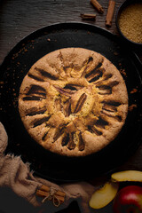 torta alle mele, Apple cinnamon cake