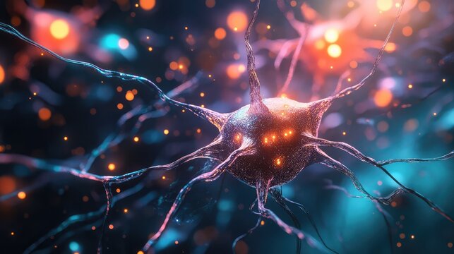 futuristic sci fi style neural network expansion