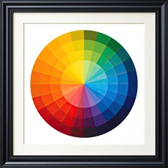 Obraz premium Framed color wheel