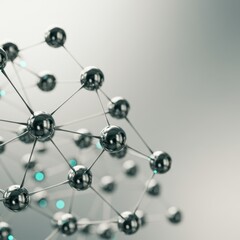 Obraz premium Abstract Molecular Network