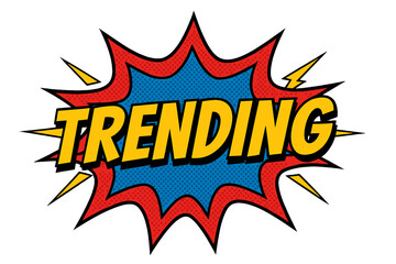 Comic book pop art icon set. vibrant pop art icons with bold colors in flat style.