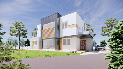 modern residential building