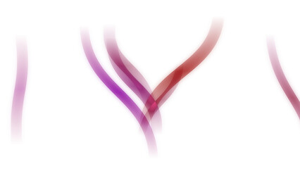 Abstract Gradient Lines: Dynamic Flowing Purple & Red Curves Intertwining on White Background. Modern Design Element for Technology, Connection, & Artistic Concepts.