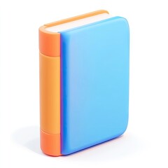 Colorful 3D book icon