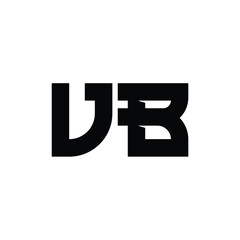 VB monogram logo design letter text name symbol monochrome logotype alphabet character simple logo