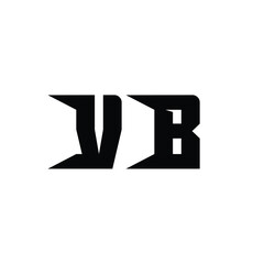 VB monogram logo design letter text name symbol monochrome logotype alphabet character simple logo