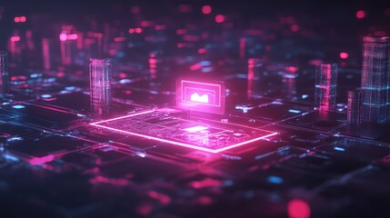 apartments real estate search bar holographic display