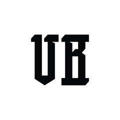 VB monogram logo design letter text name symbol monochrome logotype alphabet character simple logo