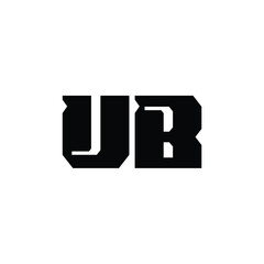 VB monogram logo design letter text name symbol monochrome logotype alphabet character simple logo