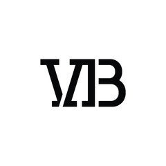 VB monogram logo design letter text name symbol monochrome logotype alphabet character simple logo