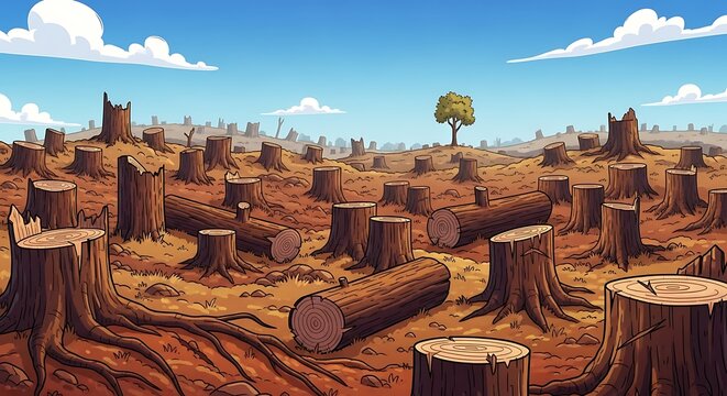 Deforestation Landscape. (3)