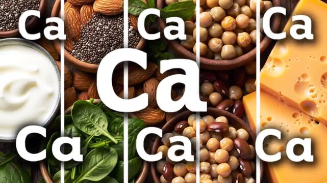 Calcium rich foods for strong bones and healthy teeth