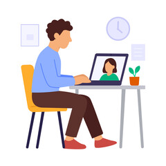 Online Meeting Office Video Call