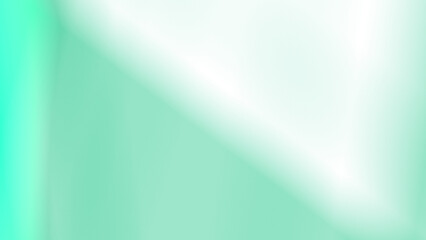Soft Mint Green and White Gradient Background with Abstract Diagonal Light