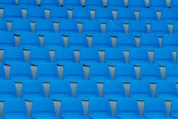 Stadium Seats Pattern, Abstract Minimalism. Close up.
